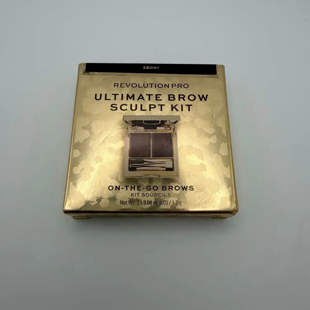 Revolution Pro Ultimate Brow Sculpt Kit Ebony NIB